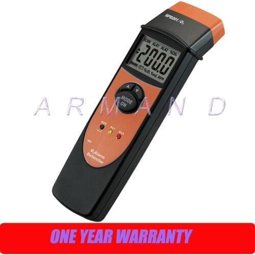 Oxygen Detector SPD201/O2 0-25%VOL O2 gas tester sound and light alarm