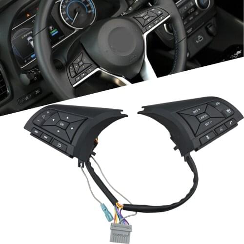 Steering Wheel Button For Aitma Rogue Note Navara 2018 Qashqa March 2017 LEAF Buttons Bluetooth Phone Cruise Control Volume