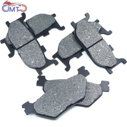 For Yamaha XVS1300A XVS 1300 Midnight Star V Star 2007-2015 XVS1300BG V Star 1300 Deluxe 2015-2017 Front Rear Brake Pads Set Kit
