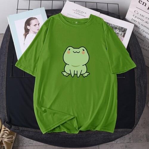 Summer Loose Casual Female T-Shirt Cute Cartoon Appliques Women Short-sleeve O-neck T-Shirt