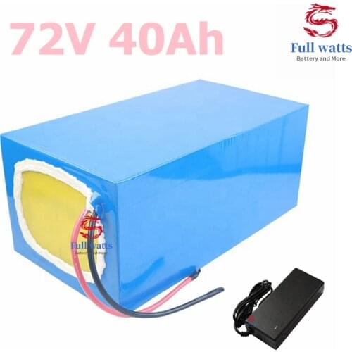 Lithium ion batteries 72V 40Ah 30AH 18650 Ebike Battery Pack 72 Volt 2000W 3000W Electric Citycoco Super Stealth Bomber Electric