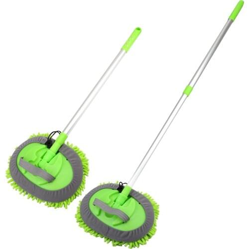 Car Cleaning Wax Mop Dust Multifunctional Car Mop Automatic Care Details Cleaning Tool Accessories Adjust