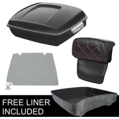 Motorcycle Chopped Pack Trunk Backrest Base Plate For Harley Tour Pak Touring Road King Street Glide Road Glide 2014-2020