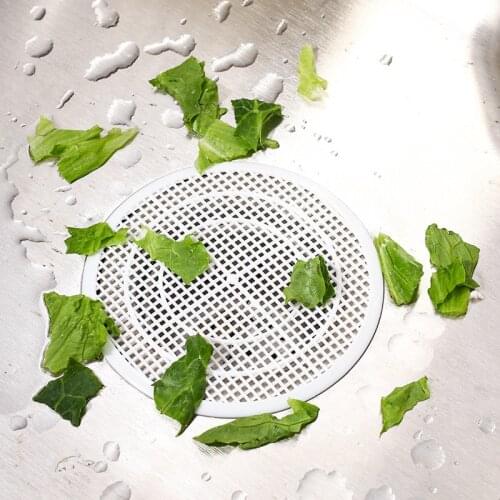 Plastic Floor Drain Bathroom Kitchen Sink Filter Can Be Cut Shower Drain Hair Catcher Bathtub Filter Net Stopper Strainer
