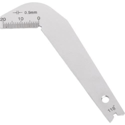 Bit Pattern Drill Template Gauge Welding Inspect Tool Weld Drill Bit Measurement D08D