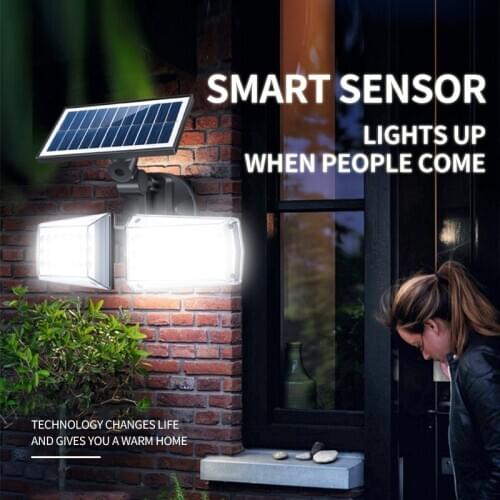 Solar Light 42LED/80COB Porch Wall Lamp PIR Motion Sensor Waterproof Night Street Light Floodlight Spotlight Garden Solar Lamp