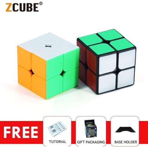 ZCube 2x2 Magic Cube Speed Professional Pocket Neo Cube Puzzle Educational Game Toys For Children Beginners