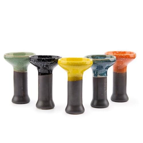 1PC Popular Design Hookah Bowl Unique Shape Shisha Holder Premium Hand Made Ceramic Chicha Head For Smoking Narguile Accessories