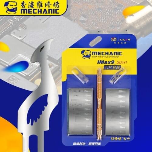 100FIX Mechanic Lmax9 20 in 1 Multi-Function Chip Motherboard Disassemble Blade Repair CPU Demolition Tool