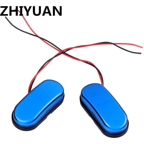 2pcs 12V Auto Side Lamps Truck Led Clearance Warning Lights Long Car Rear Trailer Lamp Waterproof IP65 Lorry Signal Light