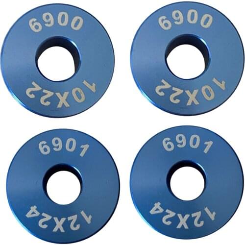 2 Pcs Bearing Press Adapter Drifts for Bike BB Hub Repair Remover Nuts High Strength Bike Bearing Press Adapters Bottom Bracket