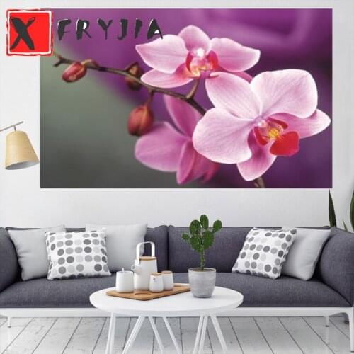 2021 round Diamond Painting Phalaenopsis Full square round diamond Rhinestone of Picture Diamond mosaic stitch cross home decor