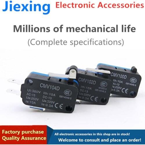5pcs Changde small limit stroke micro switch CMV-103D/104D/105D/100D/106D combined