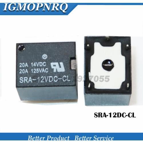 5PCS High Quality Relay SRA-12VDC-CL SRA-12VDC SRA-12V SRA-12 relays 5PINS 12V DC T74 Relays new