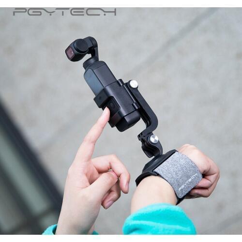 DJI Osmo Pocket Gimbal Accessories Wrist Strap & L Bracket Holder & Accessory Mount & Backpack Clip for Osmo Pocket Bracket