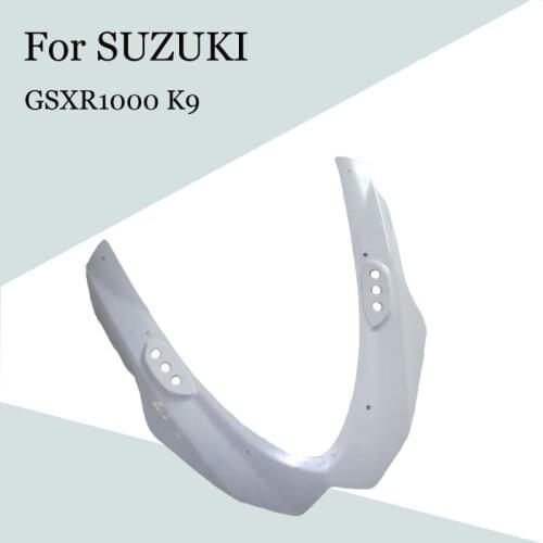 For SUZUKI GSXR1000 K9 2009-2014 Motorcycle Accessories Unpainted Head Fairing Nose Front Upper ABS Injection Fairing