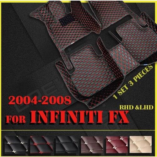 Car floor mats for Infiniti FX series 2004 2005 2006 2007 2008 Custom auto foot Pads automobile carpet cover