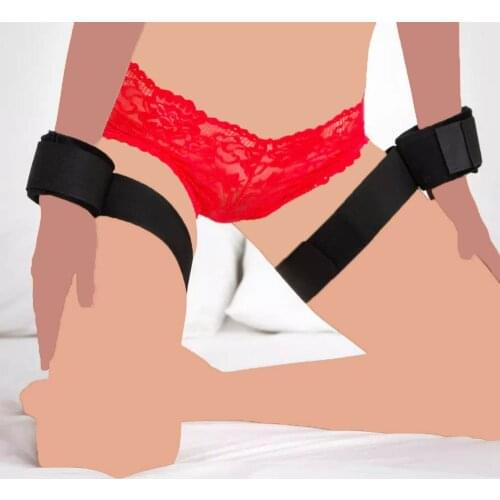 Fantasy BDSM Bondage Boutique Soft Wrist-to-Thigh Cuffs Strap On Extreme Expandable cosplay game sex toys for couples