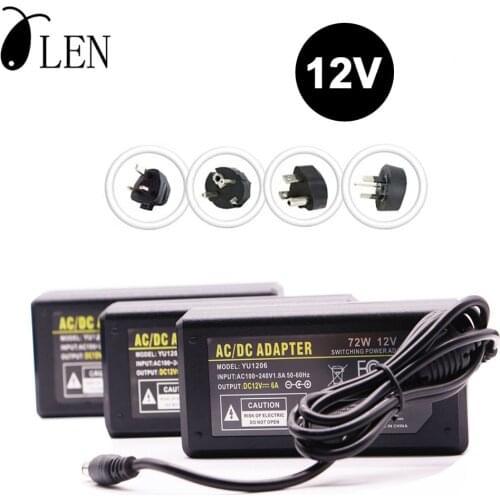 DC12V Led Power Supply 1A 2A 3A 5A 6A 7A 8.5A 10A Switch Adapter For Led Strip Light Transformer WS2811 WS2815 SMD5050 3528