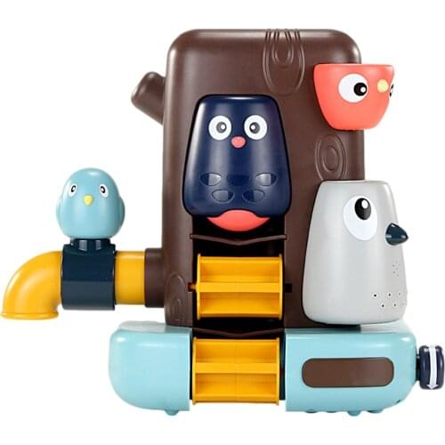 Childrens Bath Toys Baby Water Spray Shower Game Fun Woodpecker Water Play Toy Chidlren Bathroom Bathing Shower Kids Toy