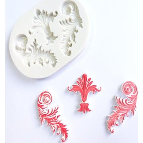 Lace Shape Silicone Mold Kitchen Baking Decoration Tool Resin DIY Cake Chocolate Dessert Candy Fondant Moulds Resin Molds