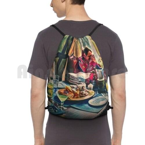 Grace Backpack Drawstring Bag Riding Climbing Gym Bag Talladega Nights Funny Ricky Bobby 2000S 2000S Movies Retto