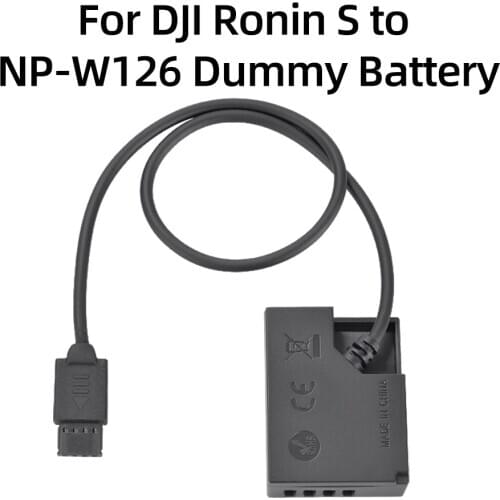 KingMa Fully Decoded NP-W126 Dummy Battery For DJI Ronin S Stabilizer to Power Camera For Fujifilm X-T3 X-A5 X-E2 X100F X-T100