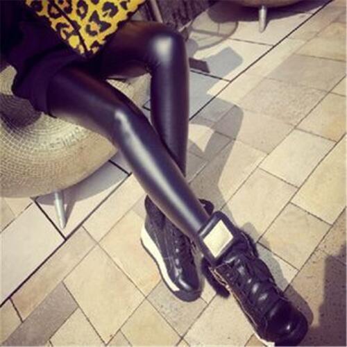 New Faux Leather Black Leggings Sexy Slim Leggin Thin Push Up Femme Large Size 5XL Pants Fashion Leggings Women Clothing