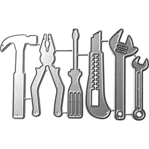 Cutlery Set Metal Cutting Dies Stencil DIY Scrapbooking Album Stamp Paper Card Embossing Craft Decor