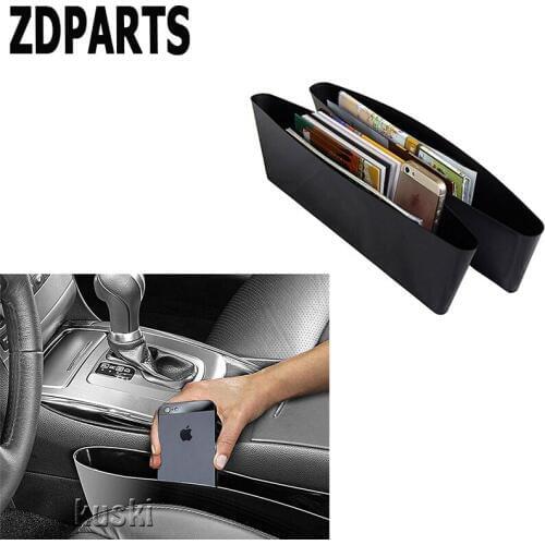 ZDPARTS 2PCS For Mercedes Benz W203 W211 W210 W204 Audi A3 A4 B7 B8 B6 A6 C6 C5 Q5 Car Seat Storage Bag Box Organizers Stickers
