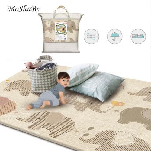 Non-slip Kids Rug New Baby Play Mat Infant Toys Elephant Animals Puzzle Childrens Mat Thickened Room Soft Floor Carpet
