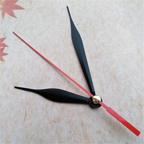 Wholesale 50SETS Quartz Clock Metal Arrows with Red Second DIY Repair Wall Clock Accessories
