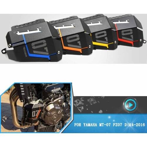 For Yamha MT-07 FZ07 MT07 FZ07 MT 07 fz-07 2014 2015 2016 Motorcycle Stainless Steel Radiator Grille Grill Guard Cover Protector