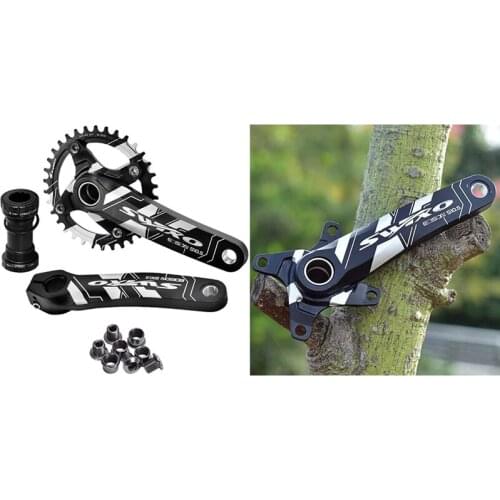 SWTXO Mountain Bike 170mm Crankset with 104 BCD Chainring,CNC Chainring Bolt for Mountain Bike, Road Bike Crank
