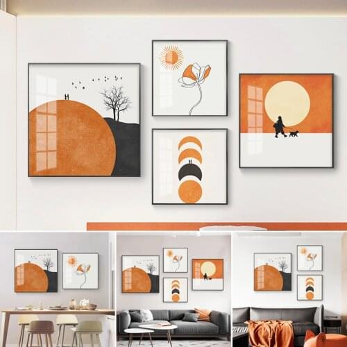 Modern Aesthetic Geometry Art Painting Wall Art Paintings Artworks Pictures For Living Room Bedroom Decoration Room Decor