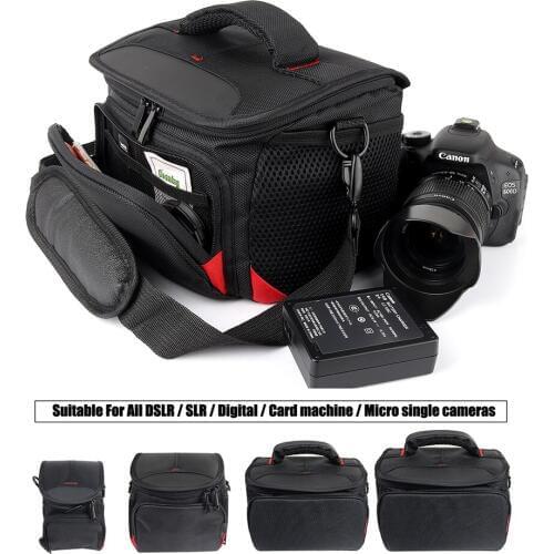 DLSR Camera Bag Photo Waterproof Backpack For Sony A7 Mark II III Canon Camera Nikon Panasonic Fujifilm Lens Pouch Shoulder Bag
