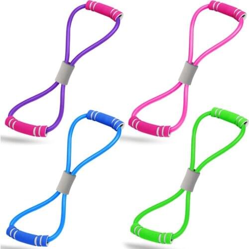 Eight-character breast enlargement and plastic chest device, yoga rally with elastic rope fitness equipment workout equipments