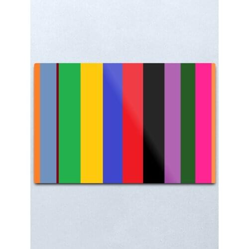 Cool Colors Metal Print Tin Sign Vintage Metal Wall Sign Plaque Retro Garage Shed Car