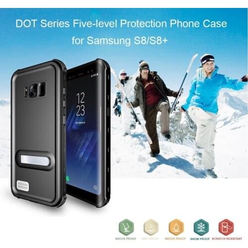 360 Full Protection Waterproof Phone Case Outdoor Sports Anti-drop Diving Cover TPU Protective Shell For Samsung Galaxy S8 Plus