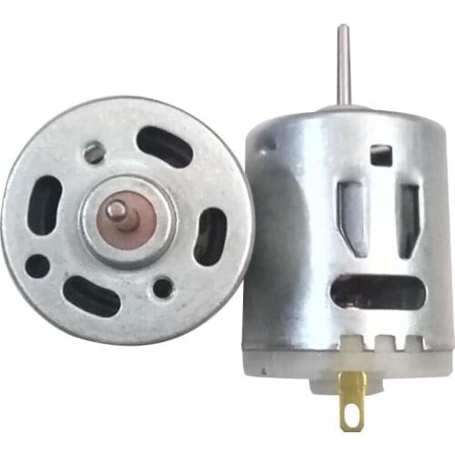 2PCS DC Motor 12V 14700RPM 24V 28000RPM with Piezoresistor RS-365S Motors