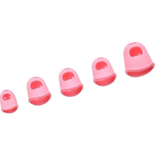 5x Thumb Picks Finger Protector Fingertips Cover for Kalimba Guitar Accs