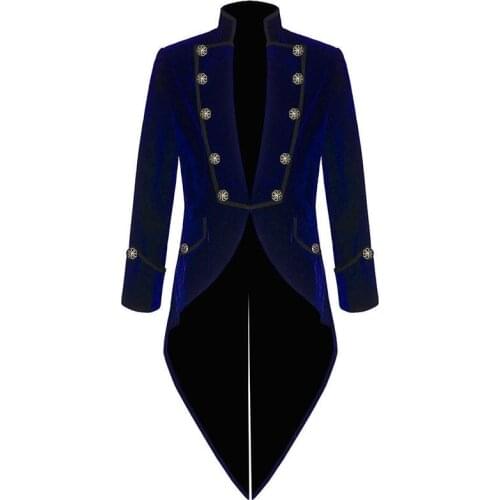 Velvet Bule Swallow Tailed Coat Custom Made Fashion Men Suits Formal Party Prom Blazer Latest Coat Pant 2017 Hot SaleJacket+Pant