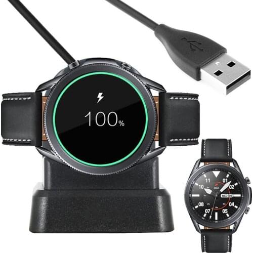 Portable Wireless Charger for Samsung Galaxy Watch 3 Fast Charging for Galaxy Watch Active 2 Charger for Smart Watch Accessories