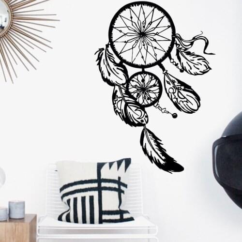 Catch dream net blessing vinyl wall decal home decor living room bedroom diy art mural removable wall stickers