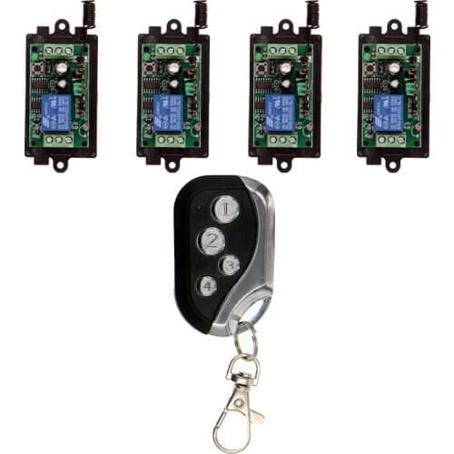 DC 9V 12V 24V 1CH 1 CH Wireless Remote Control Switch Relay Output Radio Receiver Module and Transmitter,Jog