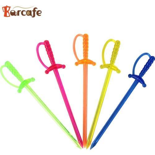 Art Cocktail Swizzle Sticks Drink Stirrer Coffee Muddler Puddler Metallic Cocktail Glitter Picks Cocktail Glitter Sticks