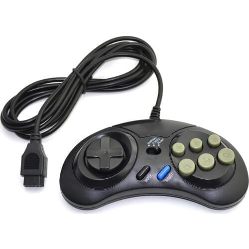 Classic for SEGA Wired Game Controller Genesis 16 bit Gamepad for SEGA Mega Drive Mode Fast Slow