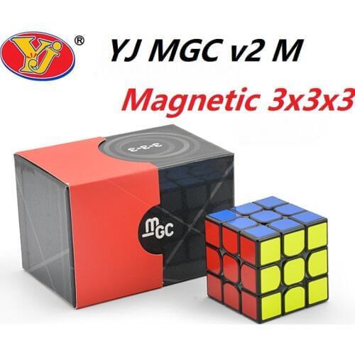 Yongjun YJ MGC V2 m 3x3 Magnetic Magic Cube MGC3 3x3x3 Neo Magic Speed Puzzle Game Cubo Magico WCA Championship By Magnets Toys