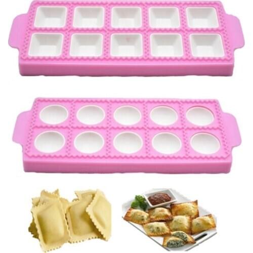 Multifunction Plastic Ravioli Mould Dumplings Cutter Dumpling Maker Form Wrapper Presser Molds Cooking Pastry Cutter Pastry Tool