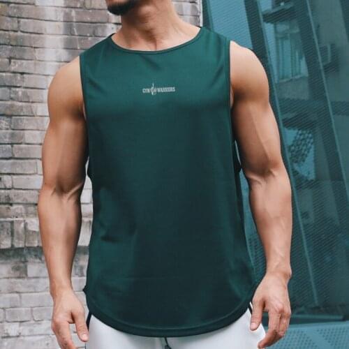 Mens Workout Mesh Casual Tank Top New Fitness Summer Fashion Singlet Quick Dry Vest Clothing Bodybuilding Sport Sleeveless Shirt